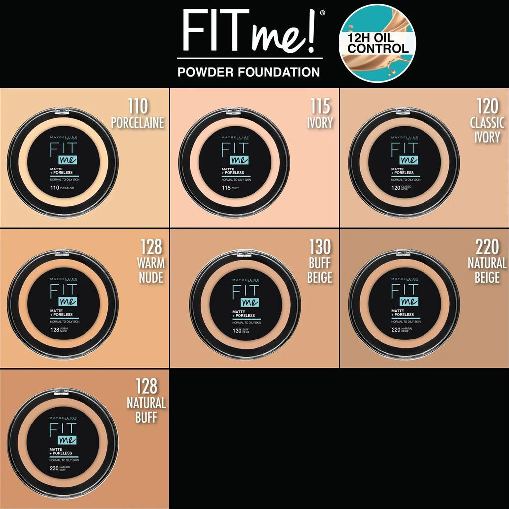 Maybelline New York Fit Me Matte + Poreless Powder